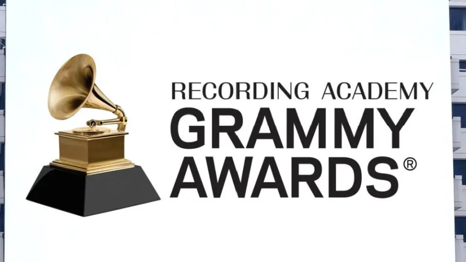 RECORDING ACADEMY^ GRAMMY AWARDS simply known as GRAMMY advertising seen on billboard