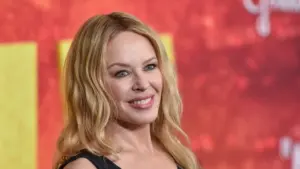 Kylie Minogue arrives for ‘Bob Marley: One Love’ Hollywood Premiere on February 06^ 2024 in Westwood^ CA