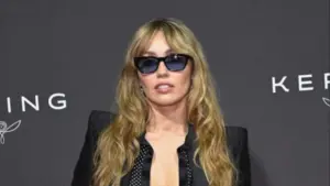 Miley Cyrus arrives for the Palm Springs International Film Festival Gala on January 03^ 2026 in Palm Springs^ CA