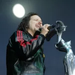 Heavy metal band Korn play at the annual Sziget Festival in Budapest^ Hungary^ on Saturday^ August 13^ 2005. Pictured is lead singer Jonathan Davis.