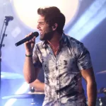 Thomas Rhett at the iHeartRadio Theater in New York City on September 28^ 2015.