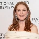 Julianne Moore wearing dress by Valentino attends National Board of Review Gala 2022 at Cipriani 42nd street. New York^ NY - March 15^ 2022