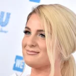 Meghan Trainor arrives for WE Day California 2019 on April 25^ 2019 in Inglewood^ CA