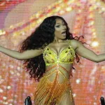 Megan Thee Stallion performs at Bonnaroo music festival. Manchester^ Tennessee USA - 06-16-2024