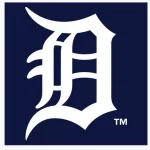 Detroit Tigers Popular editorial vector logo is printed on white paper.