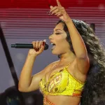 Megan Thee Stallion performs at Bonnaroo music festival. Manchester^ Tennessee USA - 06-16-2024