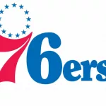 Philadelphia 76ers Logo in white background