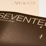 Seventeen's 9th Mini Album^ "Attacca"was released in 2021. Seventeen is a South Korean K-Pop group under Pledis andHYBE. Album cover pictured.