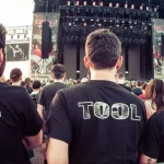 MADRID - JUN 30: Fans of the band Tool in a concert at Download (heavy metal music festival) on June 30^ 2019 in Madrid^ Spain.