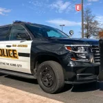 SAN ANTONIO^ TEXAS - 01/31/2020 - San Antonio Police cruiser. Protecting The Alamo City