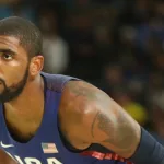 Kyrie Irving of team United States in action during group A basketball match between Team USA and Australia of the Rio 2016 Olympic Games RIO DE JANEIRO^ BRAZIL - AUGUST 10^ 2016