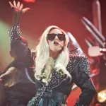 Lady Gaga performs at the inaugural iHeartRadio Music Festival at the MGM Grand Garden Arena. Las Vegas^ NV^ USA: September 24^ 2011