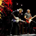 Roger Daltry and Pete Townshend opened "The Who Hits 50" tour in Pittsburgh with 'Who Are You' Wednesday^ March 16 at Consol Energy Center. Pittsburgh^ PA - March 16^ 2016