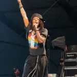 JID performs at Bonnaroo music festival Manchester^ Tennessee USA - 06-17-2023