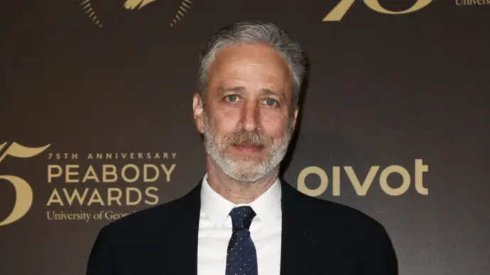 Jon Stewart attends the 75th Annual Peabody Awards Ceremony at Cipriani Wall Street on May 21^ 2016 in New York City.