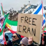 Demonstration in support of the popular uprising in Iran in the streets of Paris Paris^ France^ Europe^ January 11 2026