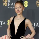 Ariana Grande attends the 2025 BAFTA Film Awards at The Royal Festival Hall in London^ England. London^ United Kingdom - February 16^ 2025