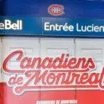 Centre Bell Entrance Signage Canadiens de Montreal Hockey Team Canada^ Montreal^ 24 December 2025