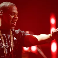 September 23^ 2011 - Jay-Z performs at the inaugural iHeartRadio Music Festival at the MGM Grand Garden Arena.