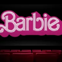 Barbie movie in the cinema.