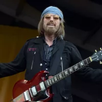 Tom Petty and the Heartbreakers perform at the 2017 New Orleans Jazz and Heritage Festival. New Orleans^ Louisiana - April 30^ 2017