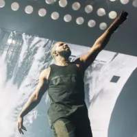 Drake preforms at Joe Louis Arena Detroit^ Michigan - August 16 2016