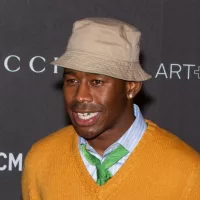 Tyler^ The Creator arrives at the 2019 LACMA Art + Film Gala Presented By Gucci. Los Angeles^ California - November 02^ 2019