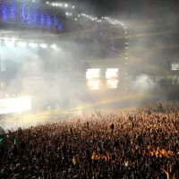 Swedish Dj Avicii performs a live concert at the Untold Festival in the European Youth Capital city of Cluj Napoca CLUJ NAPOCA^ ROMANIA - JULY 31^ 2015