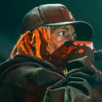 Lil Wayne Performing on stage at OneMusic Festival. Atlanta^ Georgia USA - October 10 2022