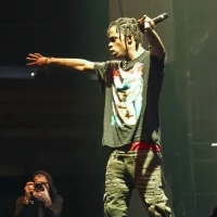 Travis Scott on stage. EUROPE - 6 December^2014