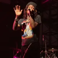 J.I.D. performs at Bonnaroo music festival Manchester^ Tennessee USA - 06-17-2023