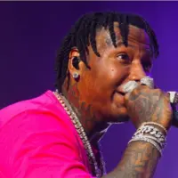 MoneyBagg Yo performing at birthday bash 25. Atlanta^ Georgia USA - JULY 17 2021