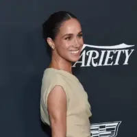 Meghan Markle arrives for Variety Power of Women on Nov 16^ 2023 in Hollywood^ CA
