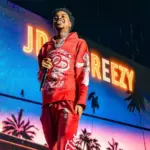 Lil Poppa Performs on the Lil Baby It's Only Us Tour at The Vystar Veterans Memorial Arena in Jacksonville Florida USA September 16^ 2023