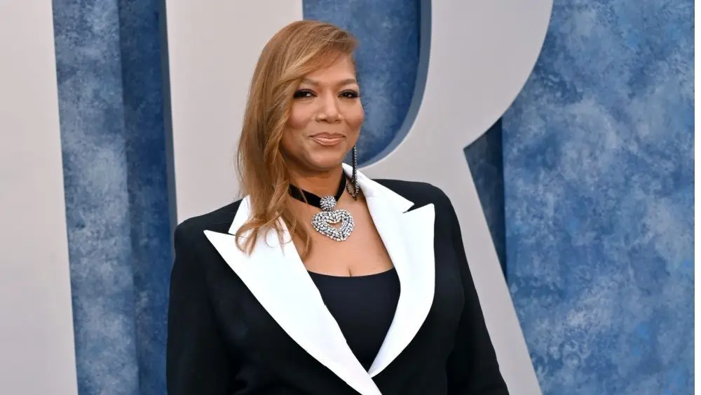 Queen Latifah at the 2023 Vanity Fair Oscar Party at the Wallis Annenberg Center. BEVERLY HILLS^ CA. March 12^ 2023