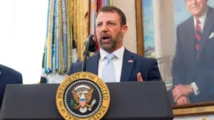 Swearing-in ceremony for former U.S. Senator Markwayne Mullin as he is sworn in as secretary of homeland security in the Oval Office of the White House. Washington^ D.C.^ March 24^ 2026.