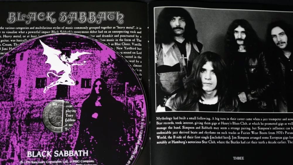Black Sabbath is the first album by the musical group of the same name^ released in England on February 13^ 1970. The album has sold over 2 300 000 copies worldwide.