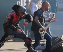Limp Bizkit performing on stage in day 2 of Rock in Rio Lisboa May 26^ 2012 in Lisbon^ Portugal