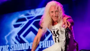 Singer of american heavy metal band Dee Snider performs on music festival Topfest in Piestany^ Slovakia on June 27^ 2015
