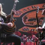 Guitarist/Vocalist Zakk Wylde of Black Label Society performs in concert August 22^ 2002 at the Pepsi Center in Denver^ CO.