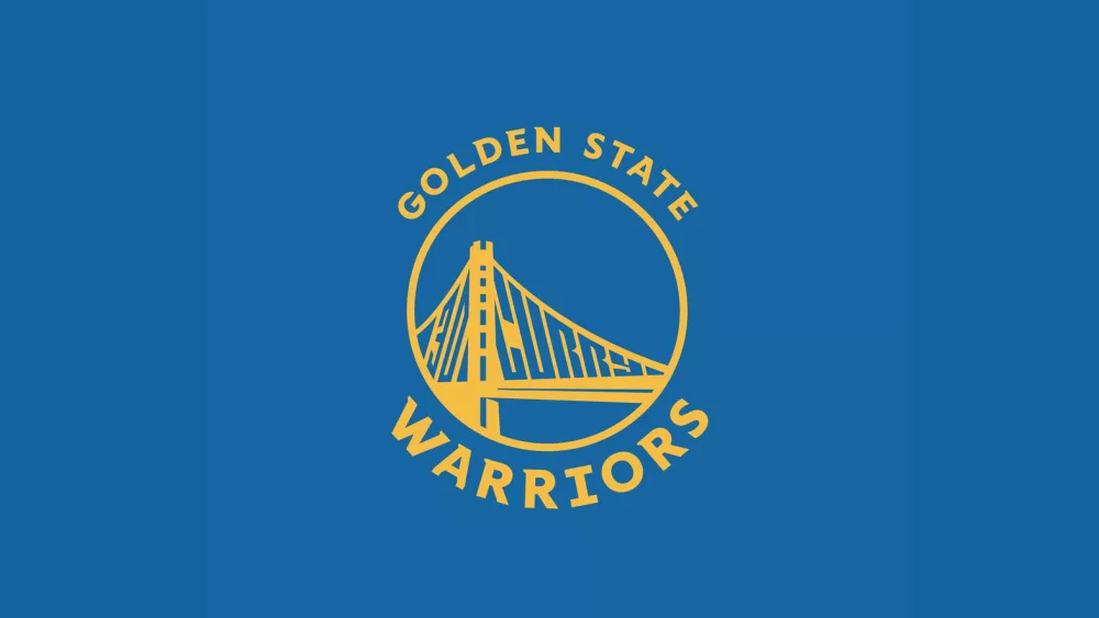 Modified Golden State logo that forms "30 Curry" on the inside