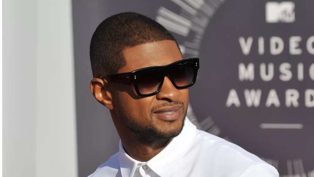 Usher at the 2014 MTV Video Music Awards at the Forum^ Los Angeles LOS ANGELES^ CA - AUGUST 24^ 2014