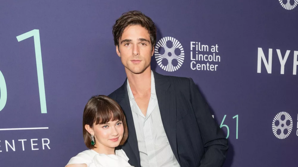 Cailee Spaeny and Jacob Elordi attend screening of movie Priscilla at Lincoln Center on October 6^ 2023