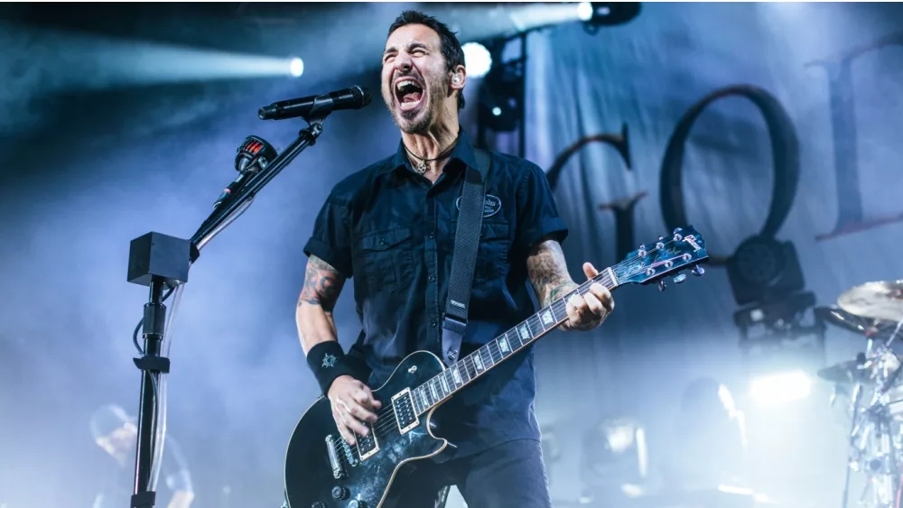 Singer/guitarist Sully Erna from Godsmack perform live at Manchester Academy ^ United Kingdom^ 9th october 2022.