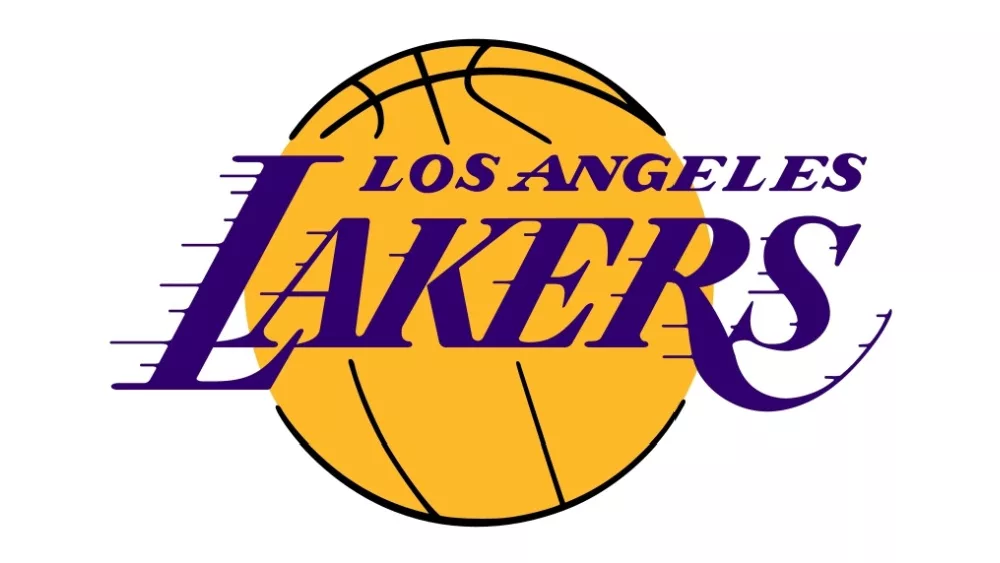 Los Angeles Lakers Vector Logo. American basketball team sign.