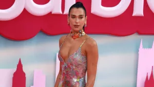 Dua Lipa attends the "Barbie" European Premiere at Cineworld Leicester Square in London^ England. London^ United Kingdom - July 12^ 2023