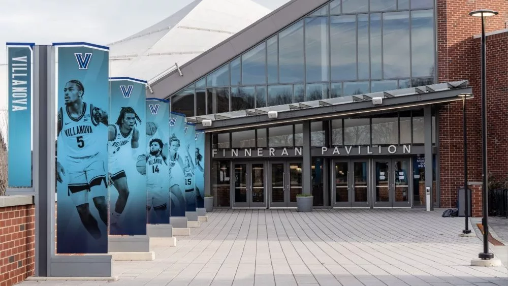 Finneran Pavilion on Villanova Campus is a multi-purpose arena and home to the Villanova University Wildcats basketball teams Villanova^ Pennsylvania^ USA: January 1^ 2022