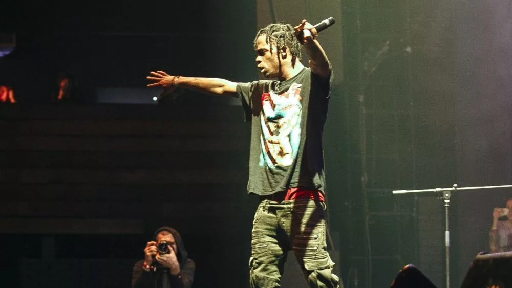 Travis Scott on stage. EUROPE - 6 December^2014