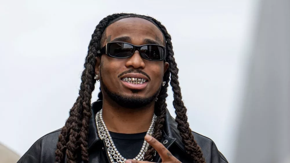 Quavo^ American rapper and singer^ at the F1 United States Grand Prix 2024. AUSTIN^ TEXAS^ UNITED STATES - October 17^ 2024