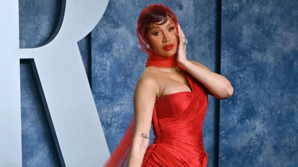 Cardi B at the 2023 Vanity Fair Oscar Party at the Wallis Annenberg Center. BEVERLY HILLS^ CA. March 12^ 2023